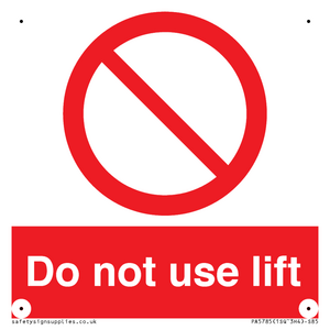 Do not use lift